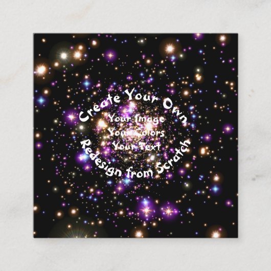 Erstellen Sie Ihre eigenen benutzerdefinierten Quadratische Visitenkarte (Vorderseite)