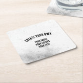 Erstellen Sie Ihre eigenen benutzerdefinierten Rechteckiger Pappuntersetzer (angewinkelt)