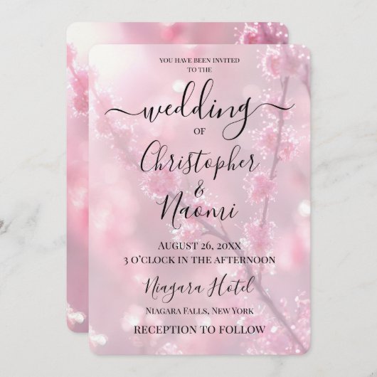 Erstellen Sie Ihre eigenen benutzerdefinierten ros Einladung (Vorne/Hinten)