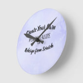 Erstellen Sie Ihre eigenen benutzerdefinierten Runde Wanduhr (Winkel)