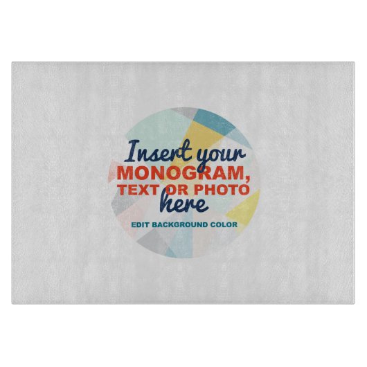 Erstellen Sie Ihre eigenen benutzerdefinierten Schneidebrett (Vorderseite)