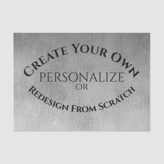 Erstellen Sie Ihre eigenen benutzerdefinierten Seidenpapier (Vorderseite)