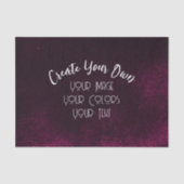 Erstellen Sie Ihre eigenen benutzerdefinierten Seidenpapier (Vorderseite)