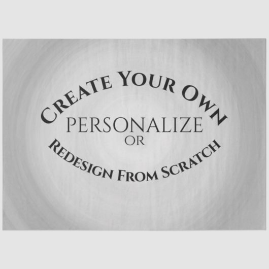 Erstellen Sie Ihre eigenen benutzerdefinierten Seidenpapier (Vorderseite)