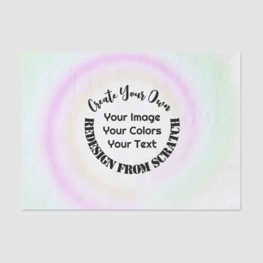 Erstellen Sie Ihre eigenen benutzerdefinierten Seidenpapier (Vorderseite)