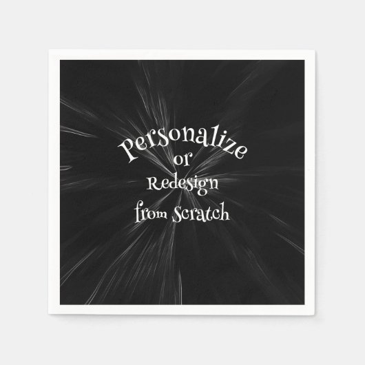 Erstellen Sie Ihre eigenen benutzerdefinierten Serviette (Vorderseite)