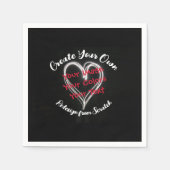 Erstellen Sie Ihre eigenen benutzerdefinierten Serviette (Vorderseite)