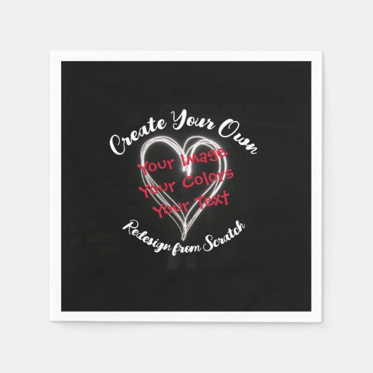 Erstellen Sie Ihre eigenen benutzerdefinierten Serviette (Vorderseite)