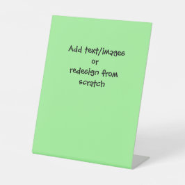 Erstellen Sie Ihre eigenen benutzerdefinierten Sockelschild