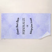 Erstellen Sie Ihre eigenen benutzerdefinierten Strandtuch (Vorderseite)