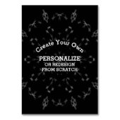 Erstellen Sie Ihre eigenen benutzerdefinierten Tischnummer (Vorderseite)