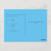 Erstellen Sie Ihre eigenen benutzerdefinierten UAW Postkarte (Rückseite)