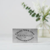 Erstellen Sie Ihre eigenen benutzerdefinierten Visitenkarte (Stehend Vorderseite)