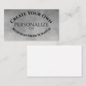 Erstellen Sie Ihre eigenen benutzerdefinierten Visitenkarte (Vorne/Hinten)