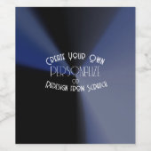 Erstellen Sie Ihre eigenen benutzerdefinierten Weinetikett (Einzelnes Label)