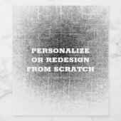 Erstellen Sie Ihre eigenen benutzerdefinierten Weinetikett (Einzelnes Label)