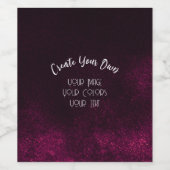 Erstellen Sie Ihre eigenen benutzerdefinierten Weinetikett (Einzelnes Label)