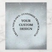 Erstellen Sie Ihre eigenen benutzerdefinierten Weinetikett (Einzelnes Label)