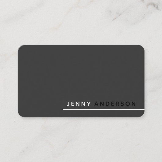 Erstellen Sie Ihre eigenen Beruflichen, modernen u Visitenkarte (Vorderseite)