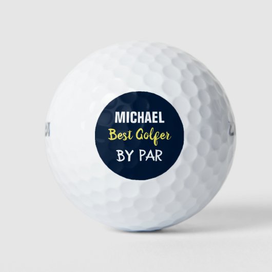 Erstellen Sie Ihre eigenen besten Golfer Funny Gif Golfball (Vorderseite)