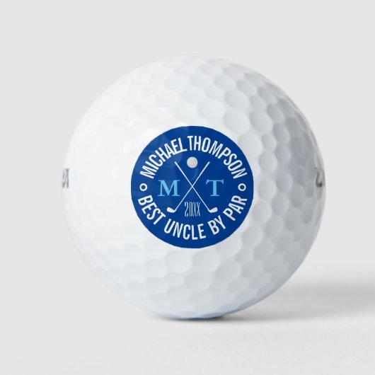 Erstellen Sie Ihre eigenen besten Mongram Golf Bal Golfball (Vorderseite)