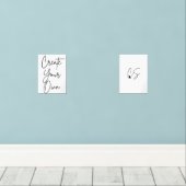 Erstellen Sie Ihre eigenen Bilderwand Sets (Holzboden)