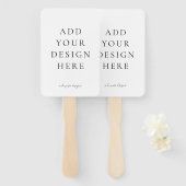 Erstellen Sie Ihre eigenen Blank-Wedding-Programm- Fächer (Vorne und Hinten)