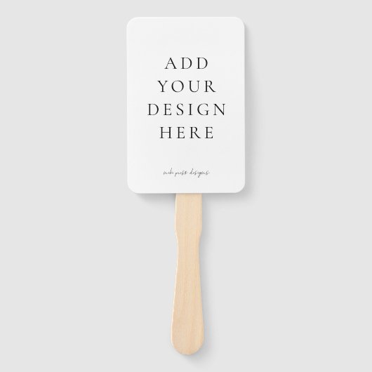 Erstellen Sie Ihre eigenen Blank-Wedding-Programm- Fächer (Vorderseite)