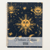 Erstellen Sie Ihre eigenen Blue Gold Celestis Moon Planer (Vorderseite)