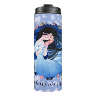 Erstellen Sie Ihre eigenen Blue Mermaid Muscheln & Thermosbecher