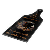 Erstellen Sie Ihre eigenen Boho Blumenmonde Schneidebrett (Ecke)