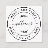 Erstellen Sie Ihre eigenen botanischen Blätter run Begleitkarte (Rückseite)