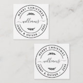 Erstellen Sie Ihre eigenen botanischen Blätter run Begleitkarte (Vorne/Hinten)