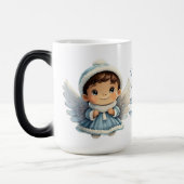 Erstellen Sie Ihre eigenen Brünetten Boy Blue Ange Verwandlungstasse (Links)