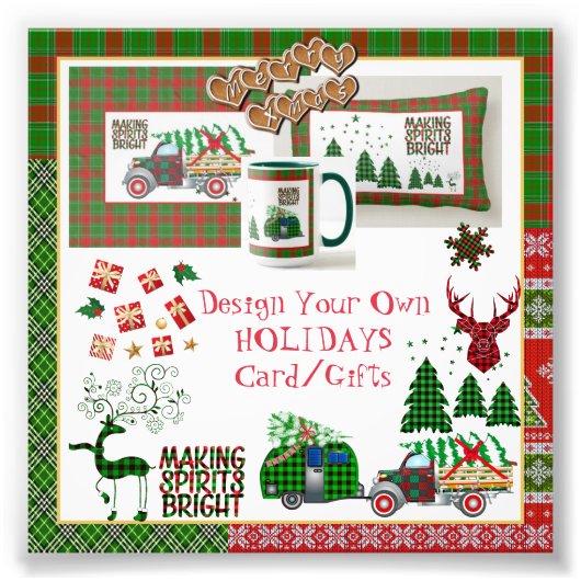 Erstellen Sie Ihre eigenen BUFFALO KARIERTEN URLAU Fotodruck (Vorne)