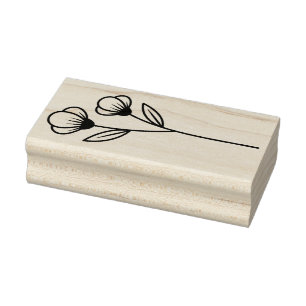 Erstellen Sie Ihre eigenen Butterblumen Florale Gummistempel