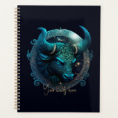 Erstellen Sie Ihre eigenen Celestial Taurus Zodiac Planer (Vorderseite)