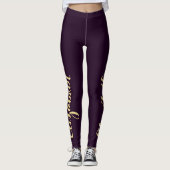 Erstellen Sie Ihre eigenen Chic stilvoll Personali Leggings (Vorderseite)