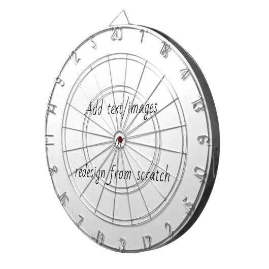 Erstellen Sie Ihre eigenen Dartscheibe (Vorderseite rechts)