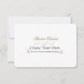 Erstellen Sie Ihre eigenen Daten speichern Save The Date (Vorderseite)