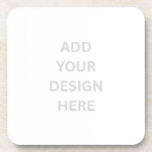 Erstellen Sie Ihre eigenen Design-Hard-Plastik-Unt Getränkeuntersetzer (Vorderseite)