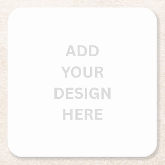 Erstellen Sie Ihre eigenen Design Square-Untersetz Rechteckiger Pappuntersetzer (Vorderseite)