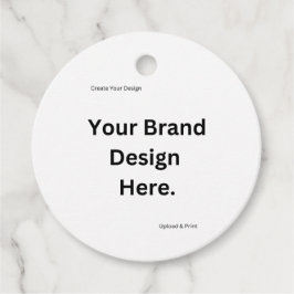 Erstellen Sie Ihre eigenen Design- und Druckfavori Geschenkanhänger