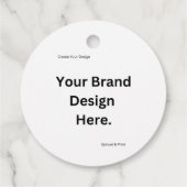 Erstellen Sie Ihre eigenen Design- und Druckfavori Geschenkanhänger (Rückseite)