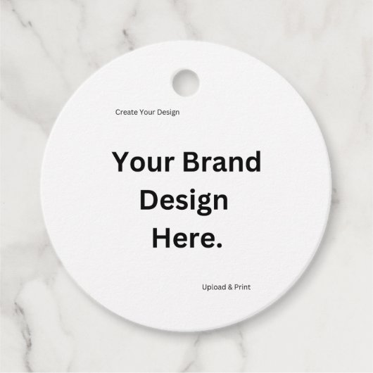 Erstellen Sie Ihre eigenen Design- und Druckfavori Geschenkanhänger (Vorderseite)