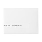 Erstellen Sie Ihre eigenen Design-Wraparound-Adres Rundum-Adressaufkleber (Vorderseite)