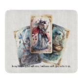 Erstellen Sie Ihre eigenen drei Tarot-Karten Schneidebrett (Vorderseite)