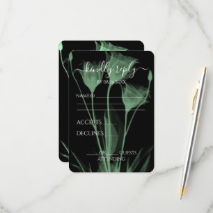 Erstellen Sie Ihre eigenen - Drei X-Ray-Blume RSVP Karte