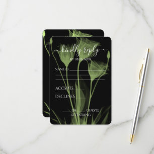 Erstellen Sie Ihre eigenen - Drei X-Ray-Blume RSVP Karte