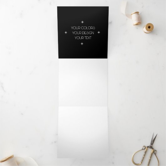 Erstellen Sie Ihre eigenen Dreifach-gefaltete Programmkarte (Innenseite)